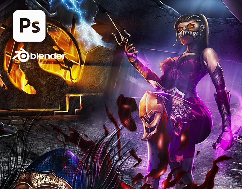 Mortal Kombat 1 Kitana versus Mileena project cover