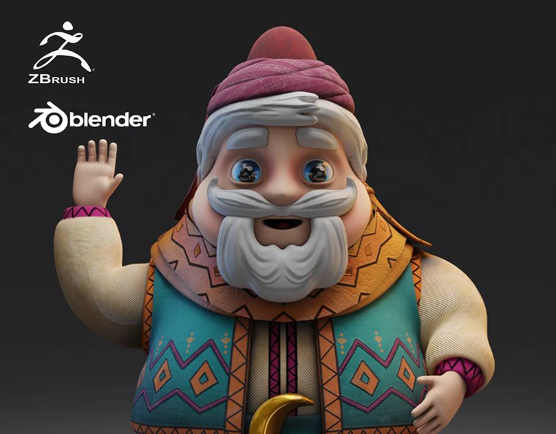 Ramdoun 3D Character project cover