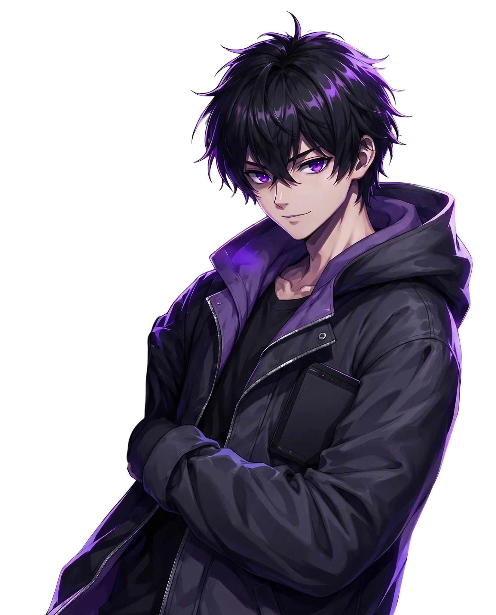 Stylized character artwork